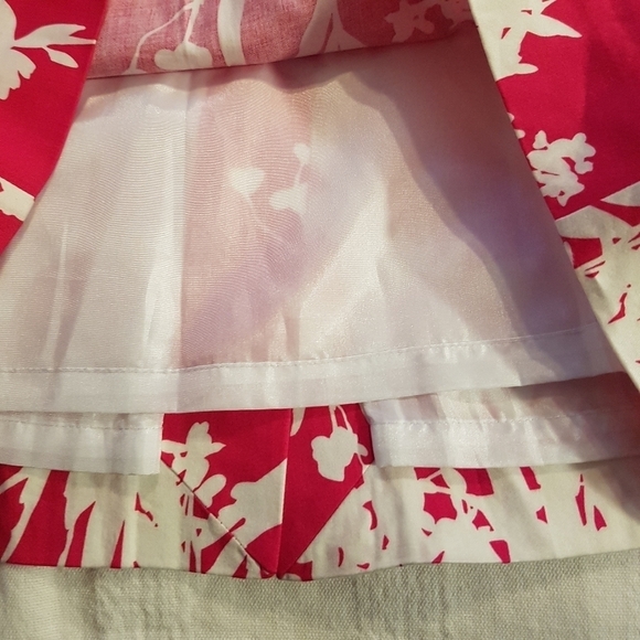 Van Heusen women's Studio size 0 skirt pink and white floral design - Picture 3 of 5